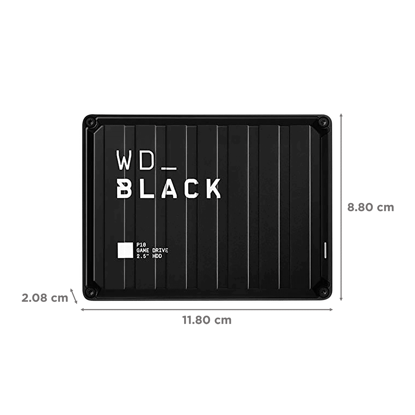 Western Digital WD_BLACK P10 4 TB USB 3.2 Game Drive (Purpose-Built For Gamers, WDBA3A0040BBK-WESN, Black)_2