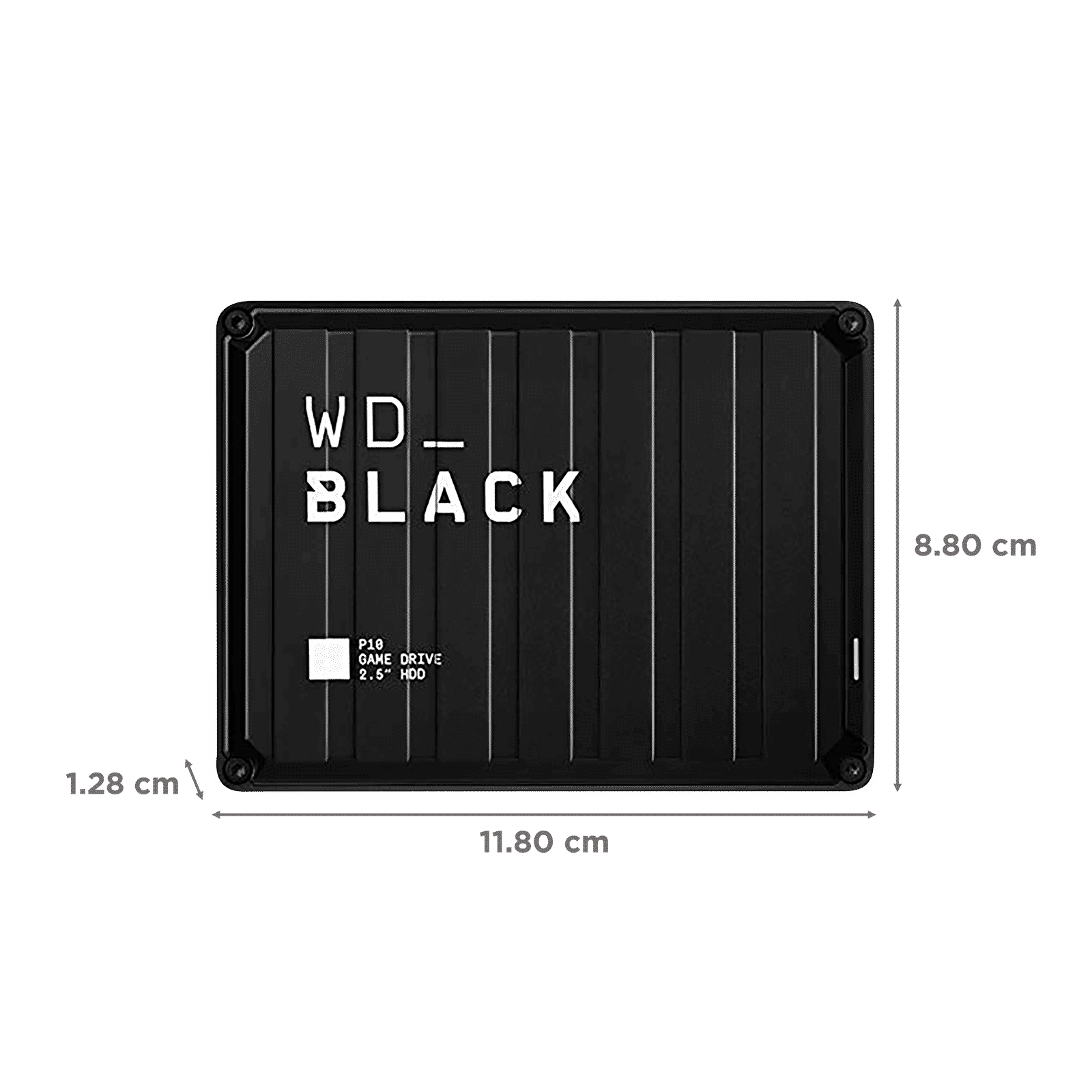 Western Digital WD_BLACK P10 2 TB USB 3.2 Game Drive (Purpose-Built For Gamers, WDBA2W0020BBK-WESN, Black)_2