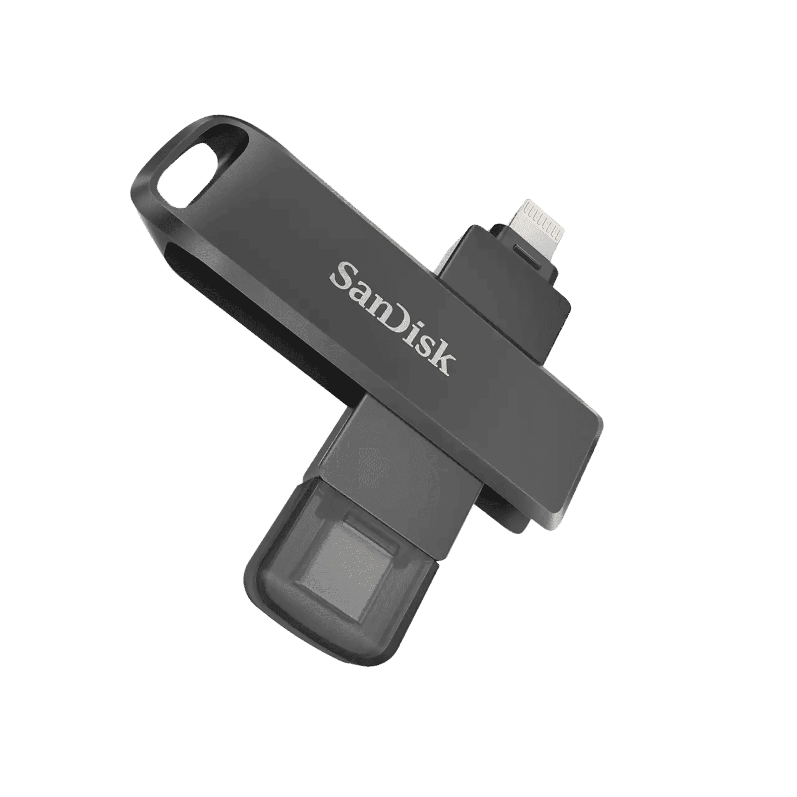 SanDisk iXpand Luxe 64GB USB Type C (3.0) Pen Drive (Dual-Purpose Swivel with Keyring Hole, Black)_6