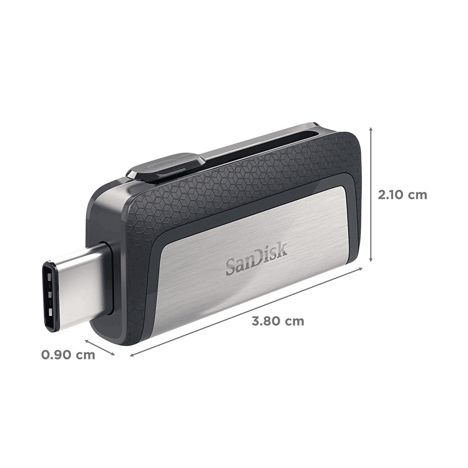 SanDisk Ultra Dual Drive 256GB USB Type A (3.1), USB Type C (3.1) OTG Pen Drive (High-speed Performance, Black)_2