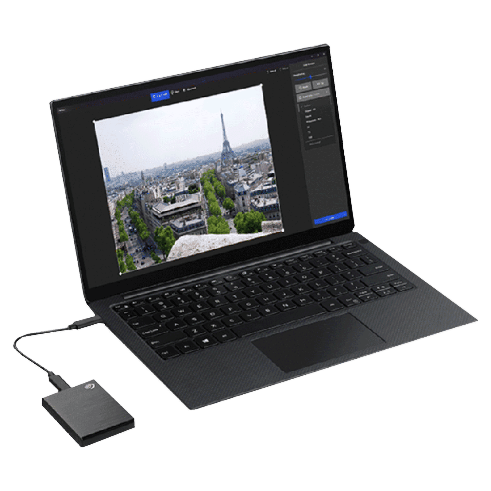 SEAGATE One Touch 1TB USB Type-C (3.0) Portable Solid State Drive (Rescue Data Recovery Services, Black)_8