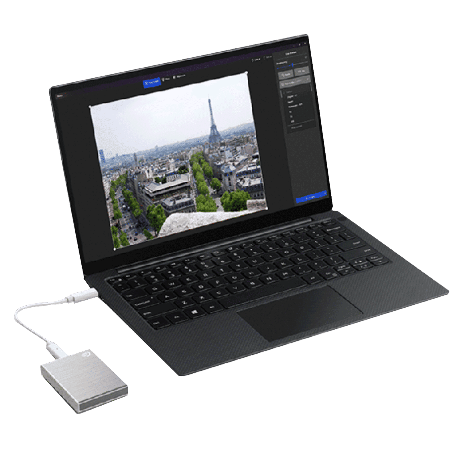 SEAGATE One Touch 1TB USB Type-C 3.0 Solid State Drive (Multi-Device Compatibility, STKG1000401, Silver)_8