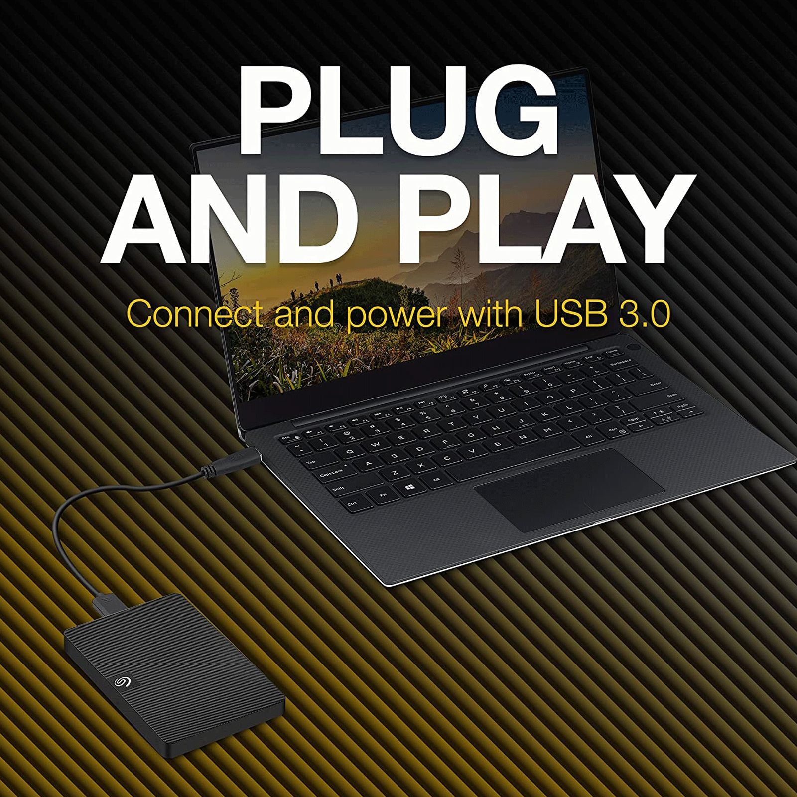 SEAGATE Expansion 1.5 TB USB 3.0 Hard Disk Drive (120 Mbps Read and Write Speed, STKM1500400, Black)_4