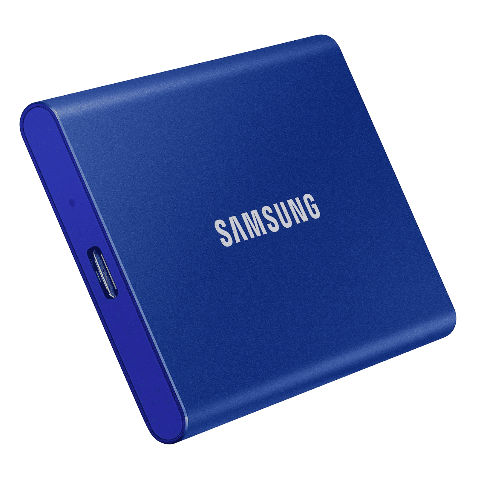 SAMSUNG T7 500GB USB Type-C (3.2) Portable Solid State Drive (Shock Resistance and Password Protection, Indigo Blue)_9