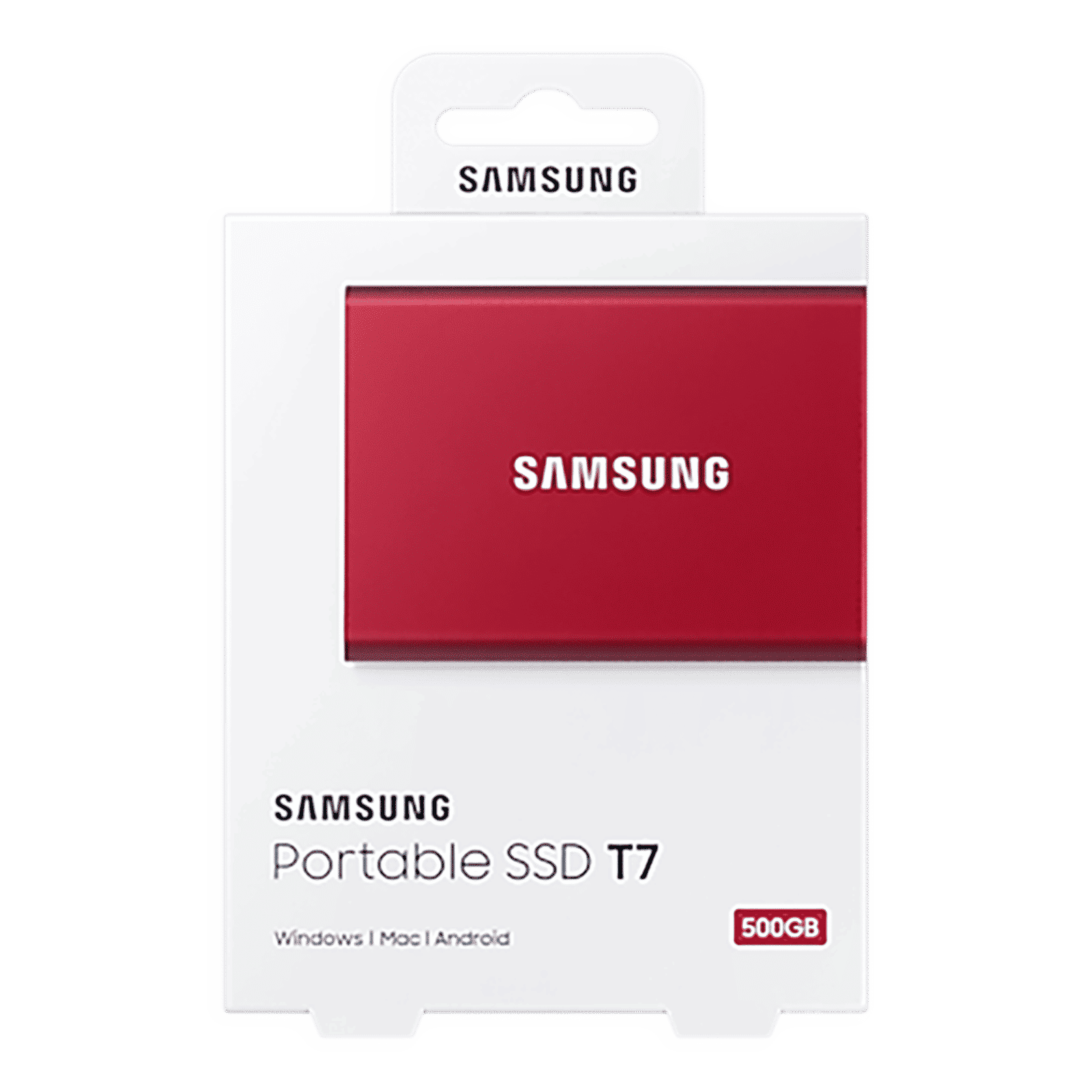 SAMSUNG T7 500GB USB 3.2 SolidÂ StateÂ Drive (UASP Mode, MU-PC500R/WW, Metallic Red)_7