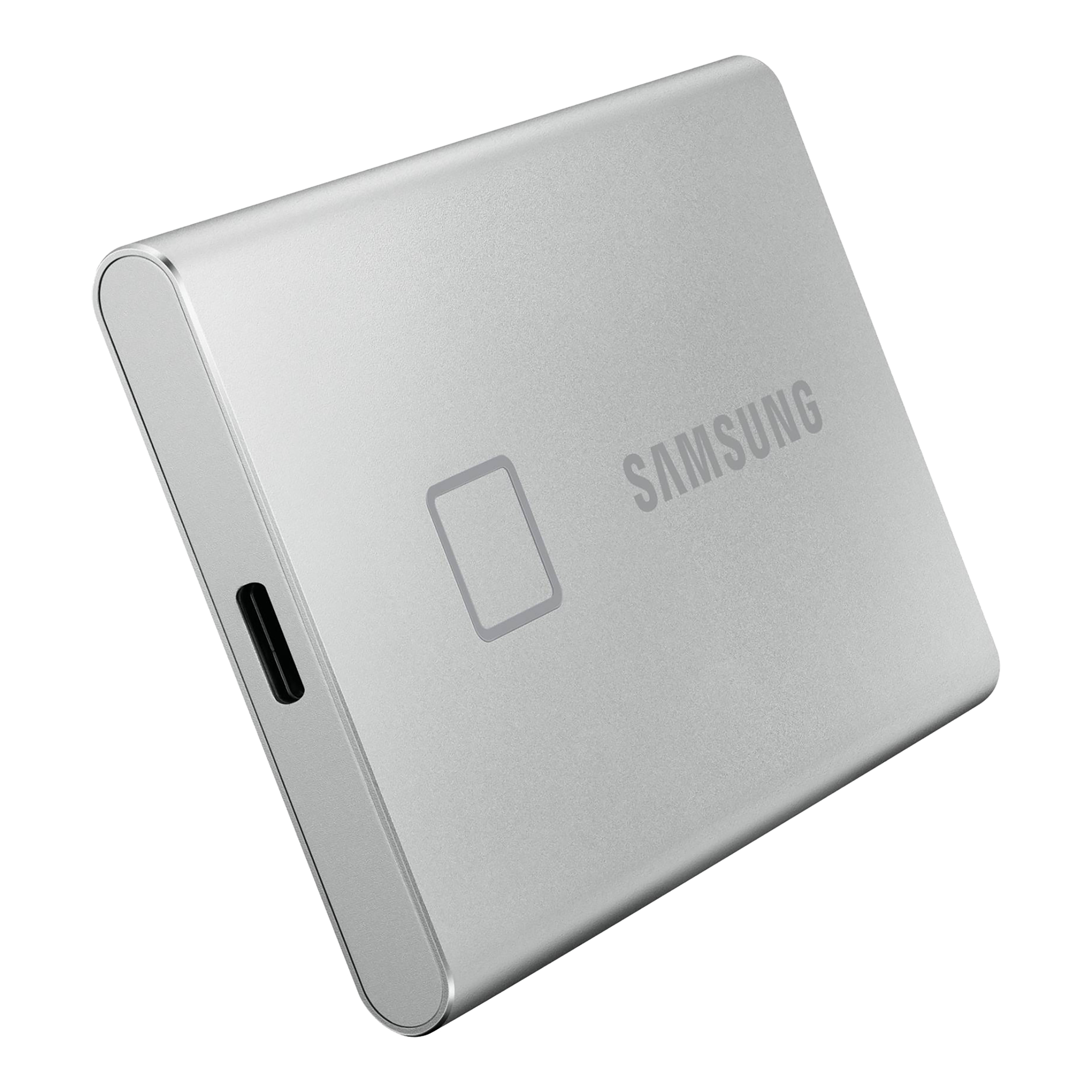 SAMSUNG T7 Touch 500GB USB 3.2 SolidÂ StateÂ Drive (Fingerprint Security, MU-PC500S/WW, Silver)_4