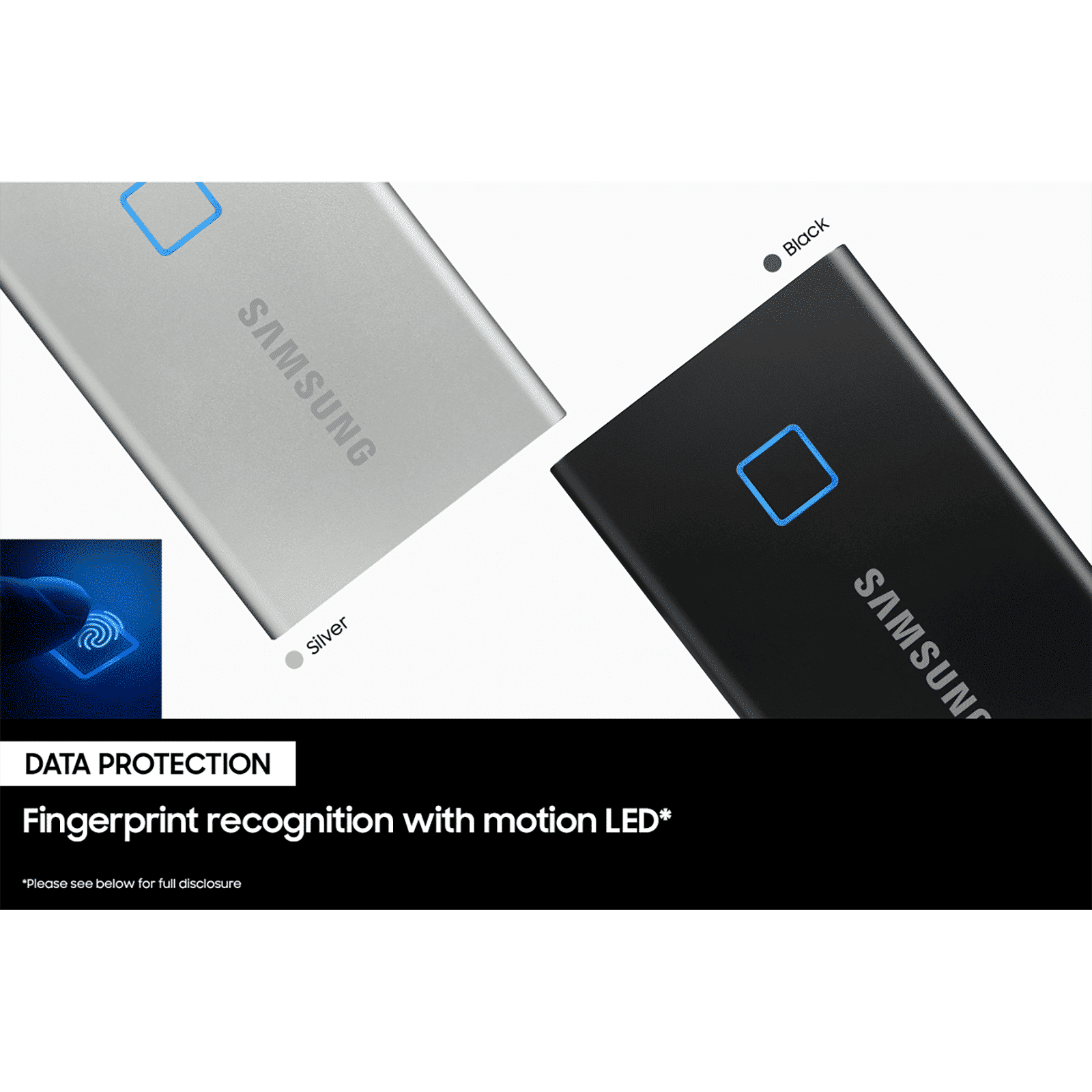 SAMSUNG T7 Touch 1 TB USB 3.2 Solid State Drive (Fingerprint Security, MU-PC1T0S/WW, Silver)_17
