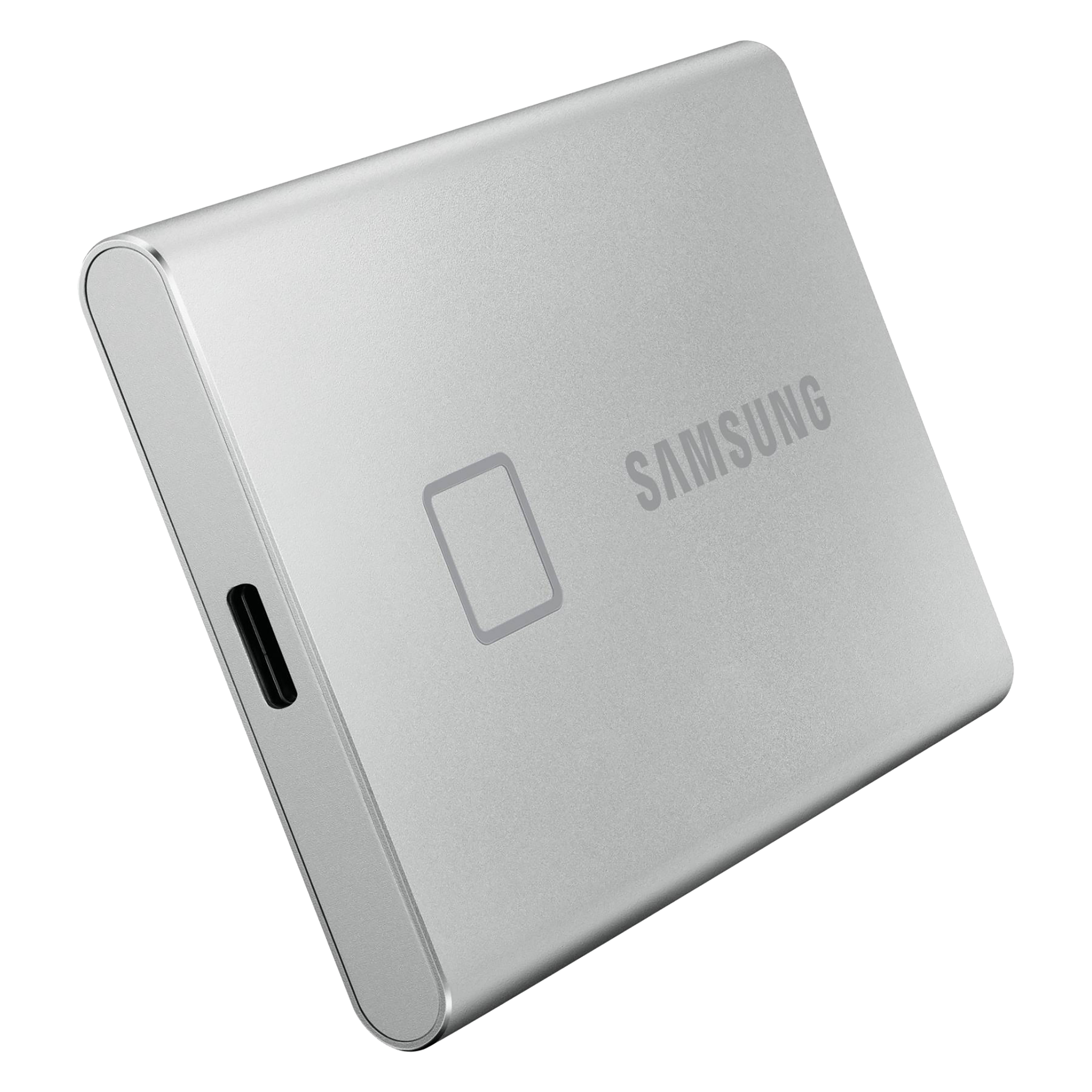 SAMSUNG T7 Touch 2TB USB 3.2 SolidÂ StateÂ Drive (Fingerprint Security, MU-PC2T0S/WW, Silver)_4