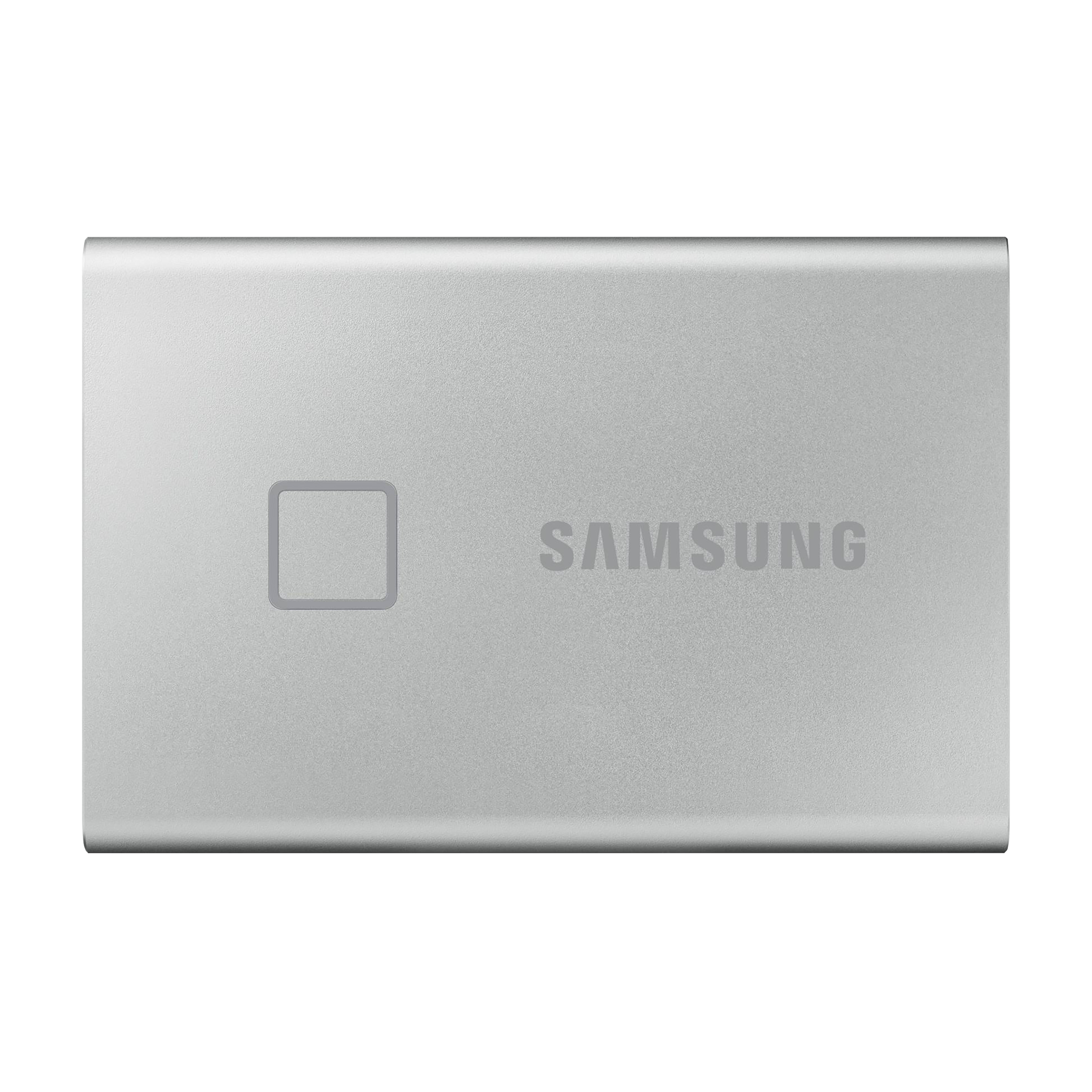 SAMSUNG T7 Touch 2TB USB 3.2 SolidÂ StateÂ Drive (Fingerprint Security, MU-PC2T0S/WW, Silver)_1