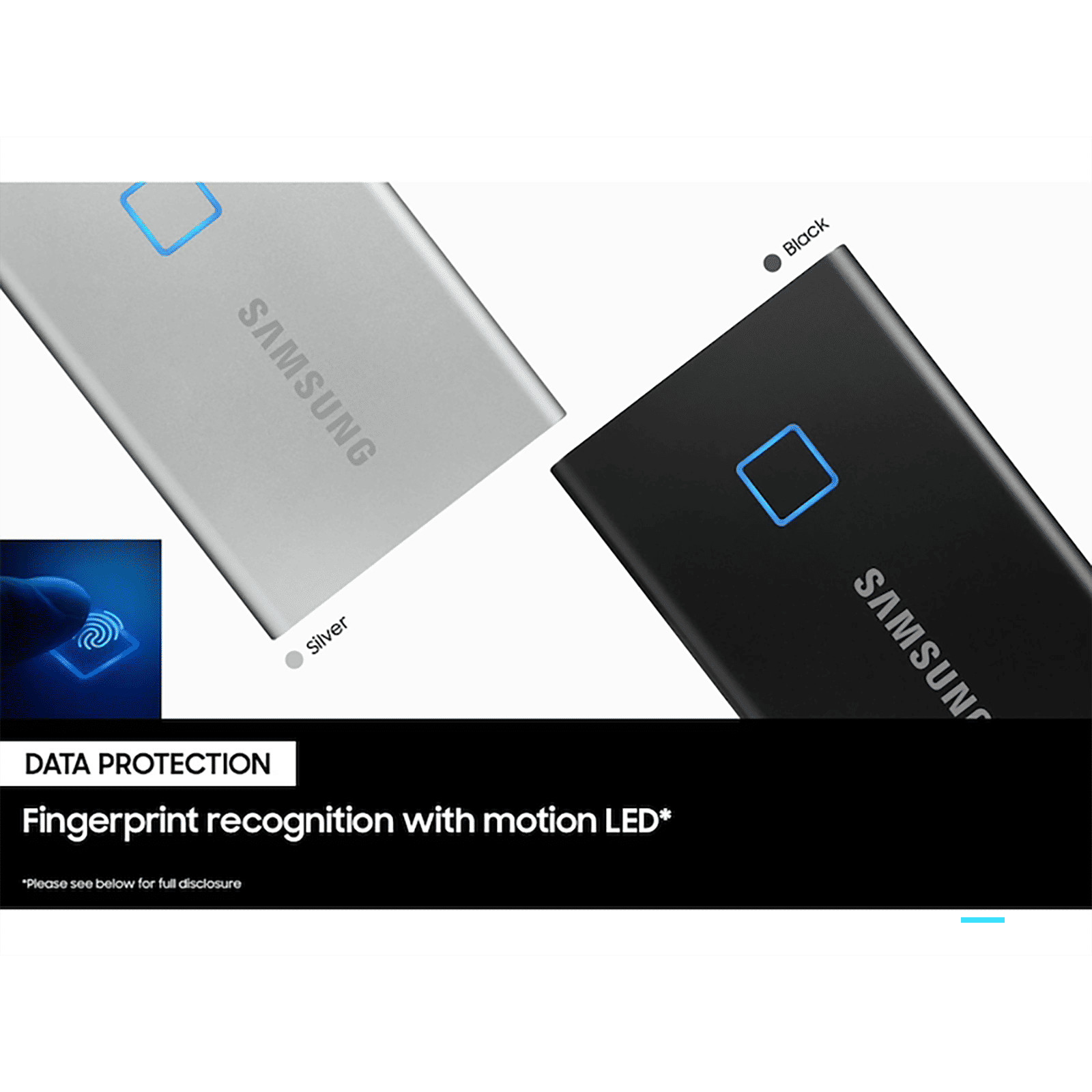 SAMSUNG T7 Touch 2TB USB 3.2 Solid State Drive (Fingerprint Security, MU-PC2T0K/WW, Black) SAMSUNG T7 Touch 2TB USB 3.2 Solid State Drive (Fingerprint Security, MU-PC2T0K/WW, Black)_6