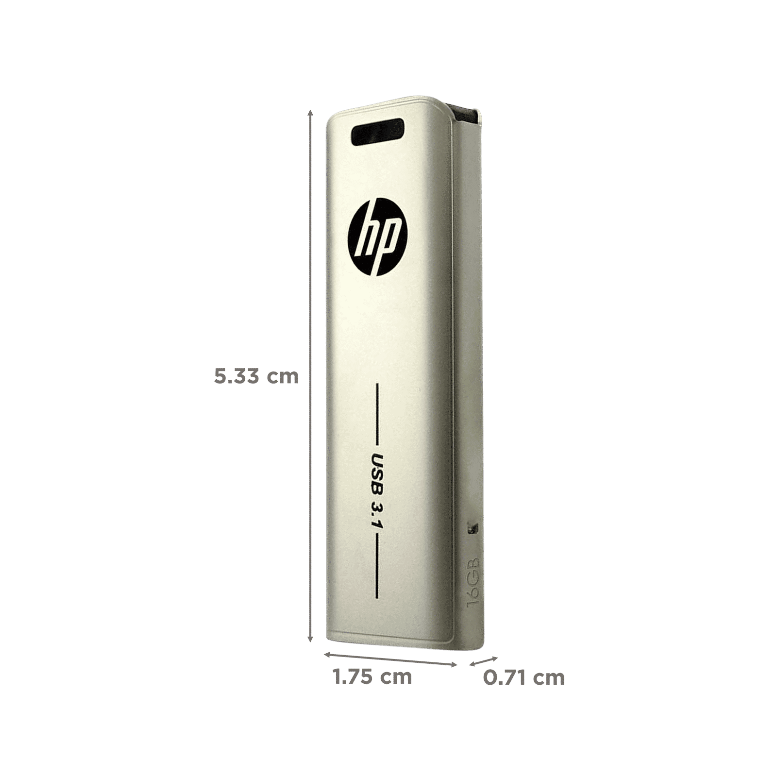 HP x796w 16GB USB (3.1) Pen Drive (Simple And Elegant Design, Golden)_2