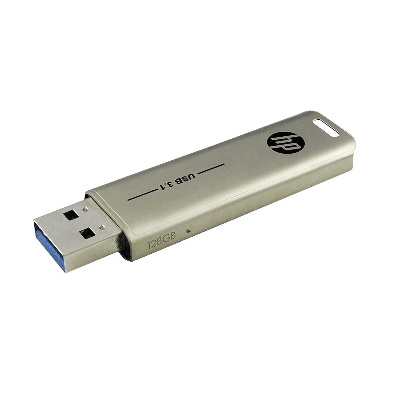 HP x796w 128GB USB 3.1 Flash Drive (Push-Pull Design, MM-USB128GB-33P, Golden)_4
