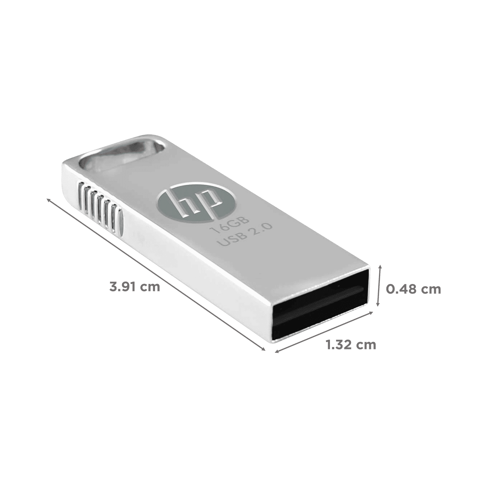 HP v206w 16GB USB 2.0 Pen Drive (Anti-Slip Grip, MM-USB016GB-46P, Silver)_2