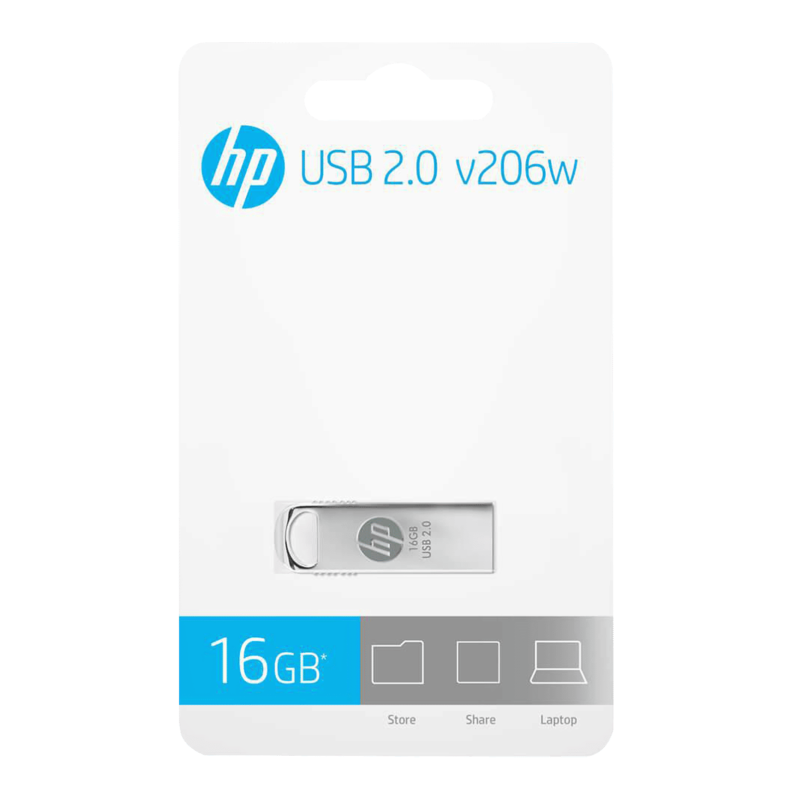 HP v206w 16GB USB 2.0 Pen Drive (Anti-Slip Grip, MM-USB016GB-46P, Silver)_6