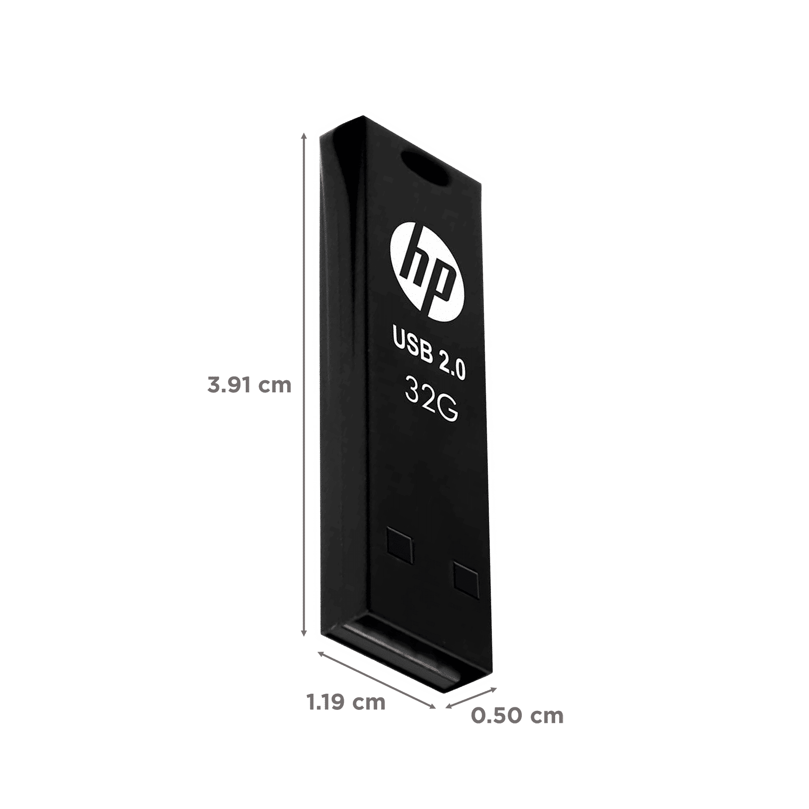HP V207w 32GB USB 2.0 Pen Drive (Small & Slim Body, MM-USB032GB-47P, Black)_2