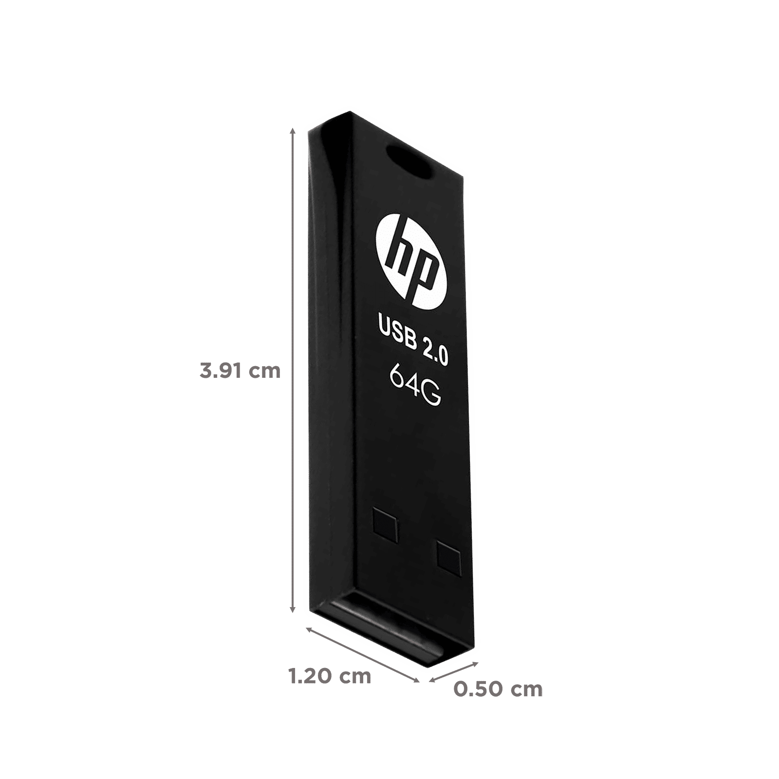 HP v207w 64GB USB (2.0) Pen Drive (Small And Slim Body, Black)_2