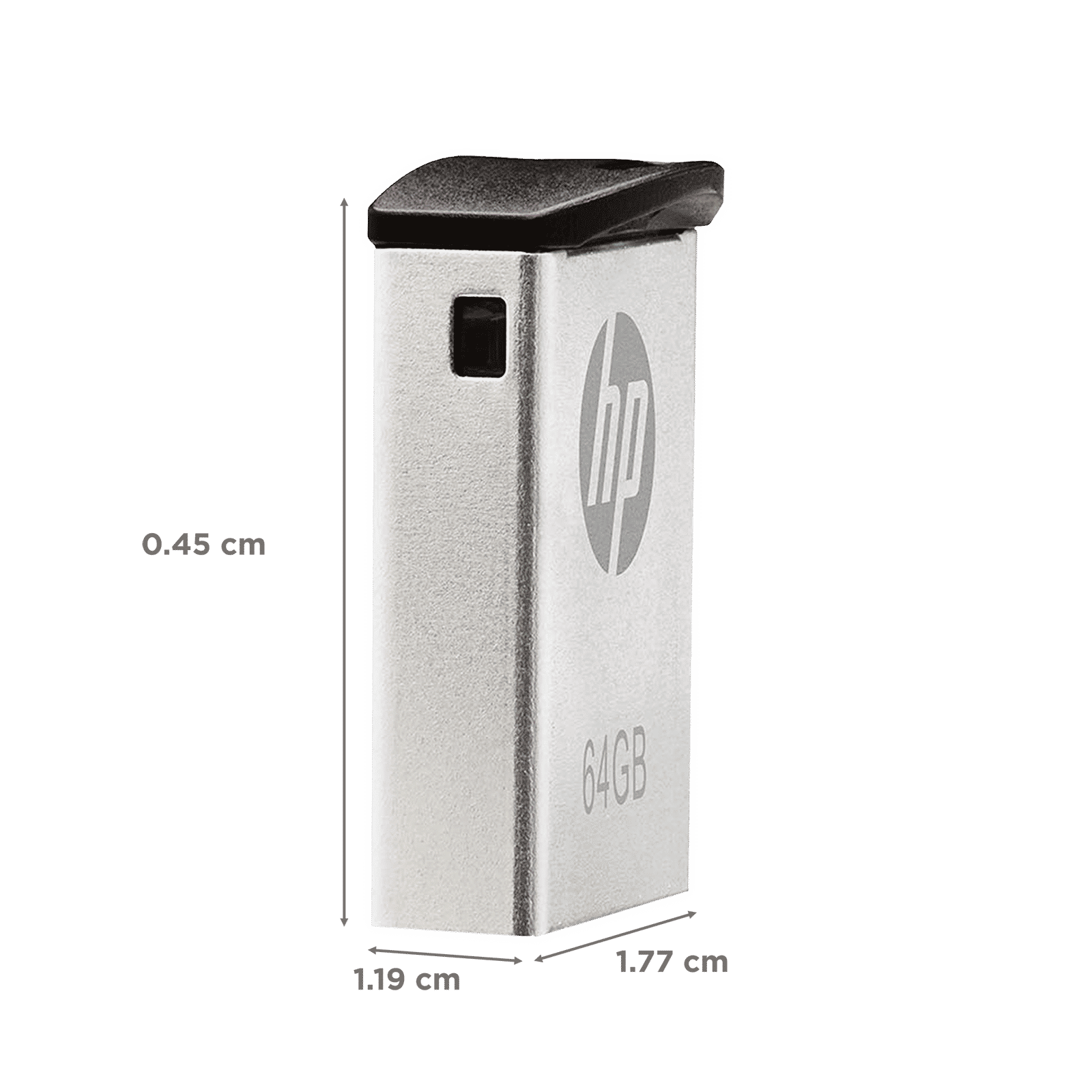 HP v222w 16GB USB 2.0 Pen Drive (Sleek & Slim, MM-USB016GB-40P, Silver)_2