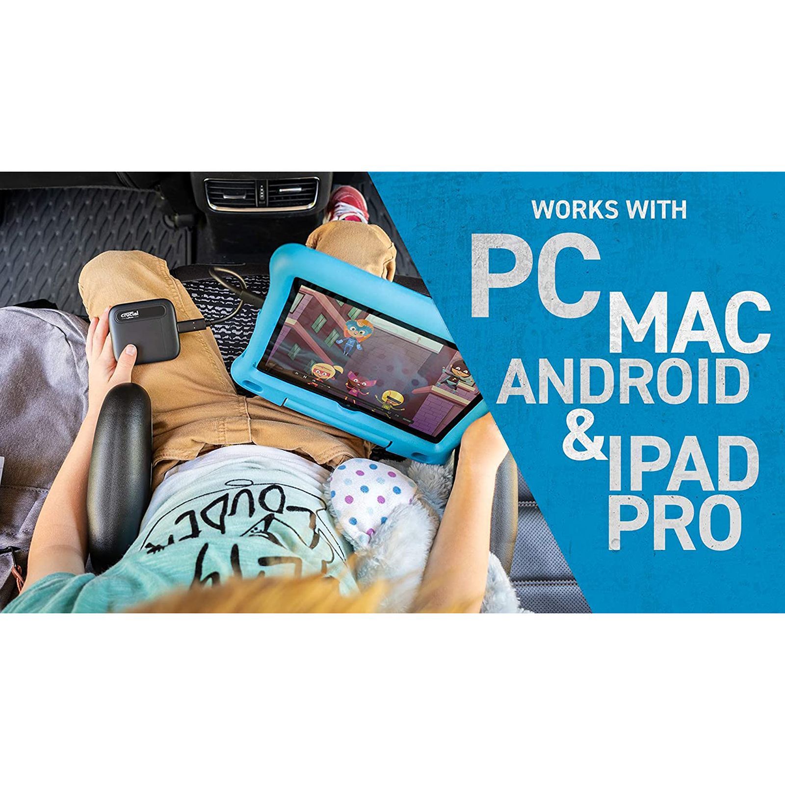 Crucial X6 4TB USB-C (3.2) Portable Solid State Drive (Shock & Vibration Resistant, Black)_9