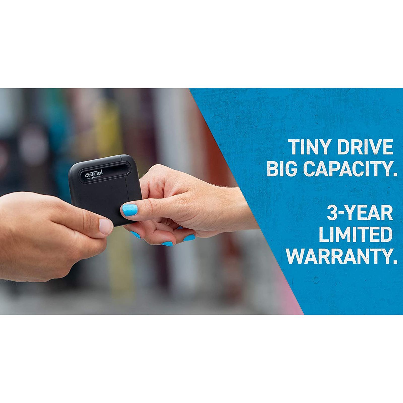 Crucial X6 4TB USB-C (3.2) Portable Solid State Drive (Shock & Vibration Resistant, Black)_8