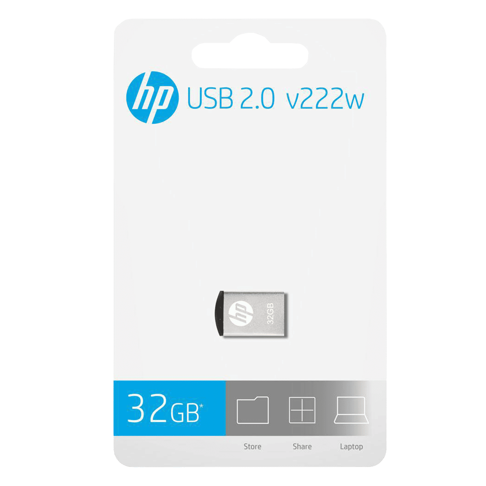 HP v222w 32GB USB 2.0 Flash Drive (MM-USB032GB-40P, Silver) HP v222w 32GB USB 2.0 Flash Drive (MM-USB032GB-40P, Silver)_5