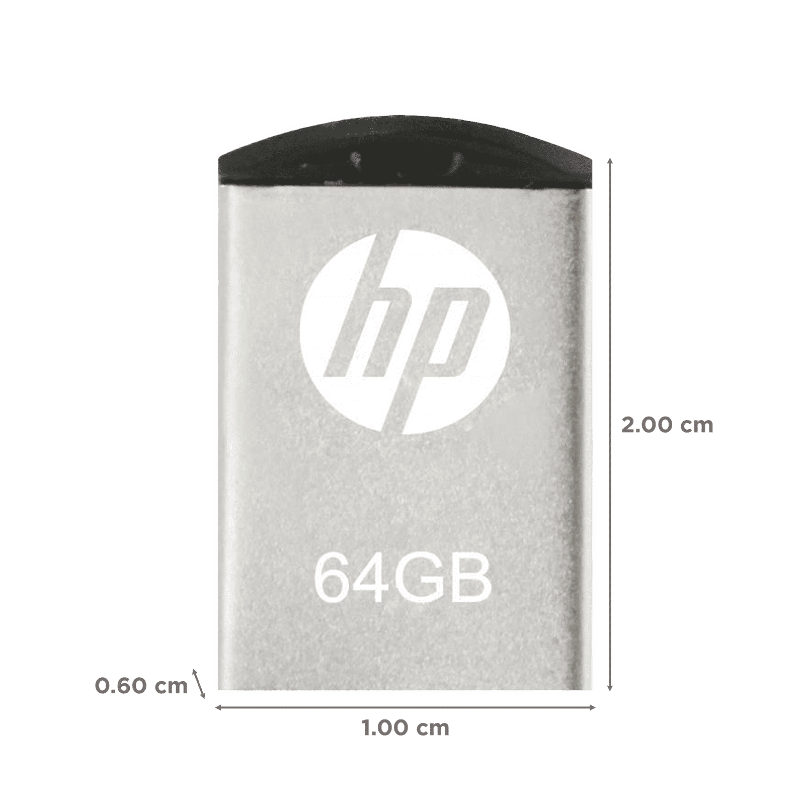 HP v222w 64GB USB 2.0 Flash Drive (MM-USB064GB-40P, Silver)_2