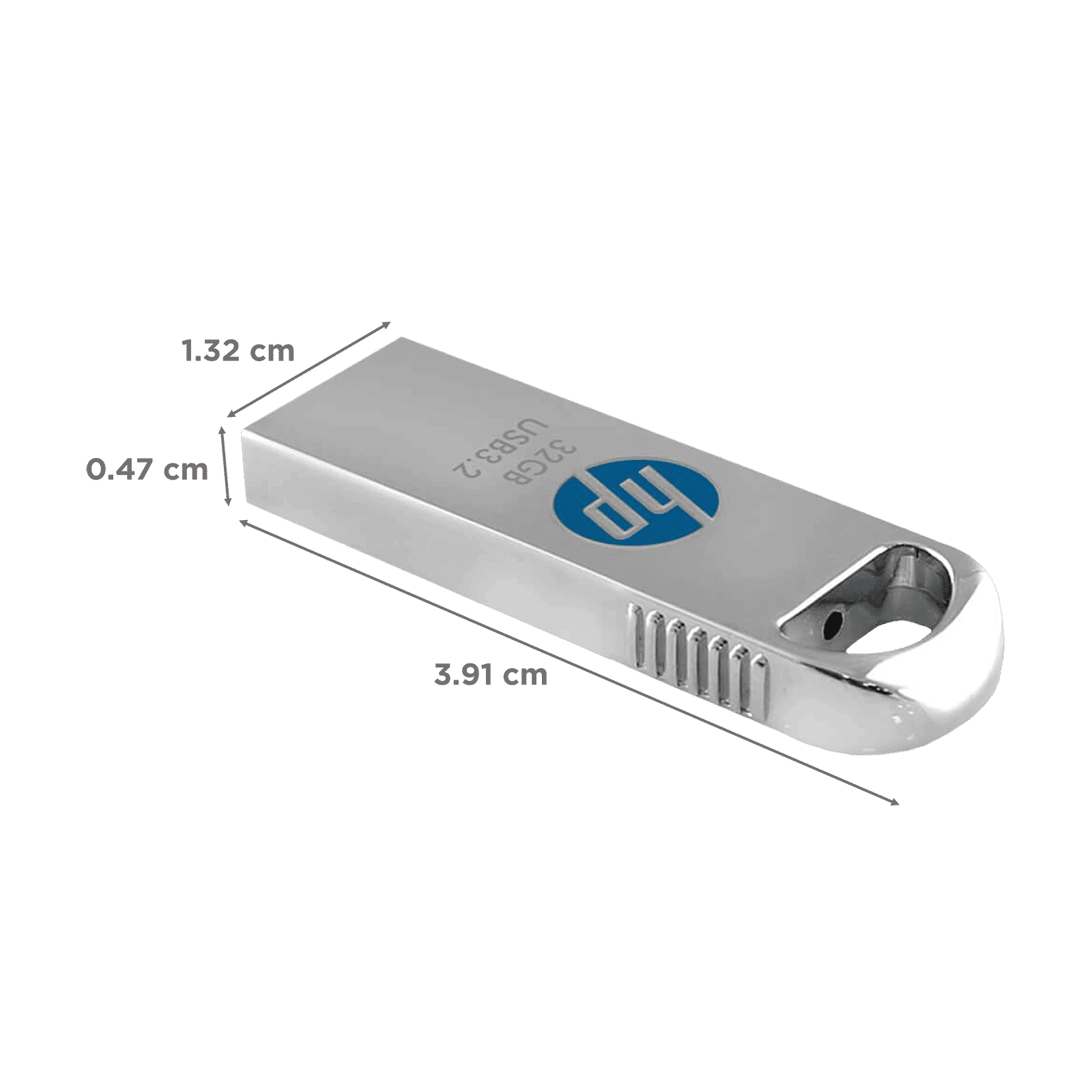 HP x306w 32GB USB 3.2 Flash Drive (HPFD306W-64, Silver)_2