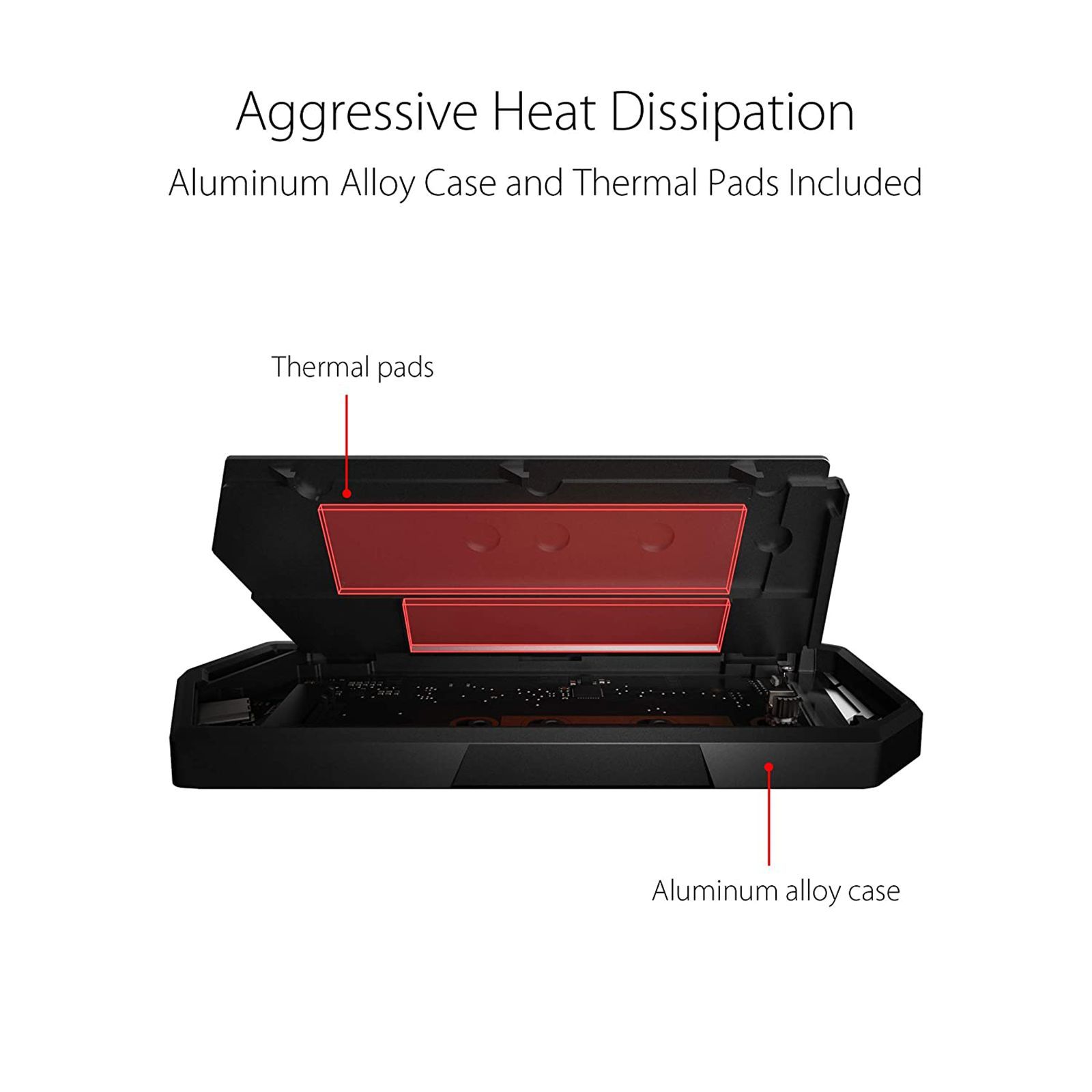 ASUS ROG Strix Arion SSD Enclosure For Portable SSD (Aggressive Heat Dissipation, 90DD02H0-M00000, Black)_4