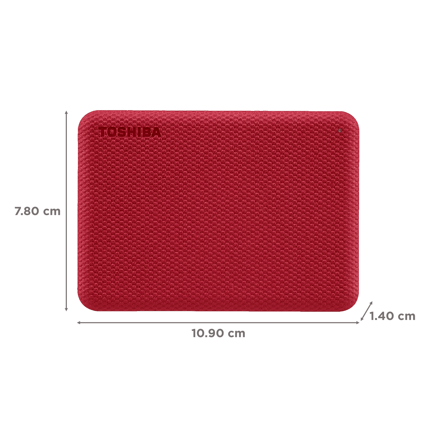 TOSHIBA Canvio Advance 1TB USB 3.0/USB 2.0 Hard Disk Drive (Auto-Backup Software, HDTCA10AR3AA, Red)_2