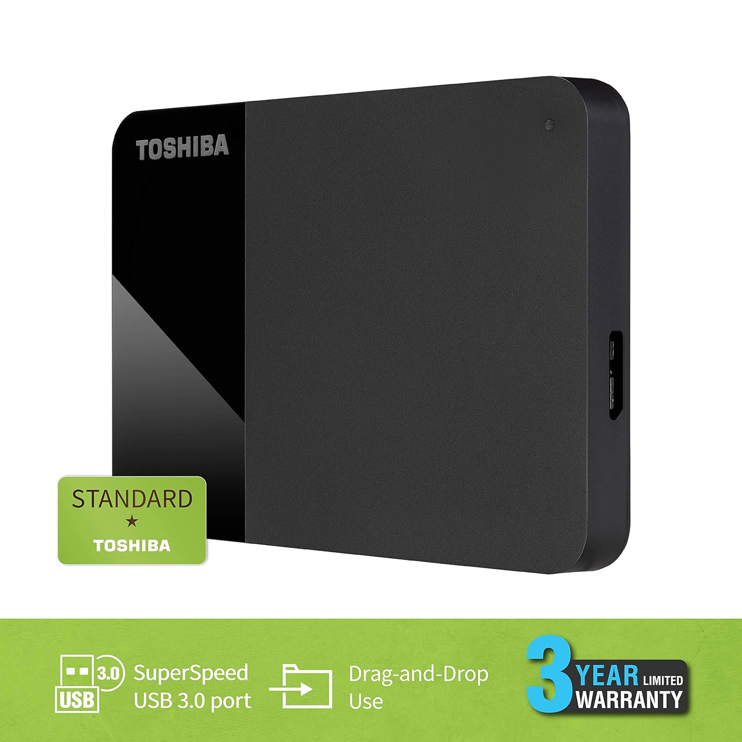 TOSHIBA Canvio Ready 1TB USB (3.0) Portable Hard Disk Drive (Plug-and-play Technology, Black)_7