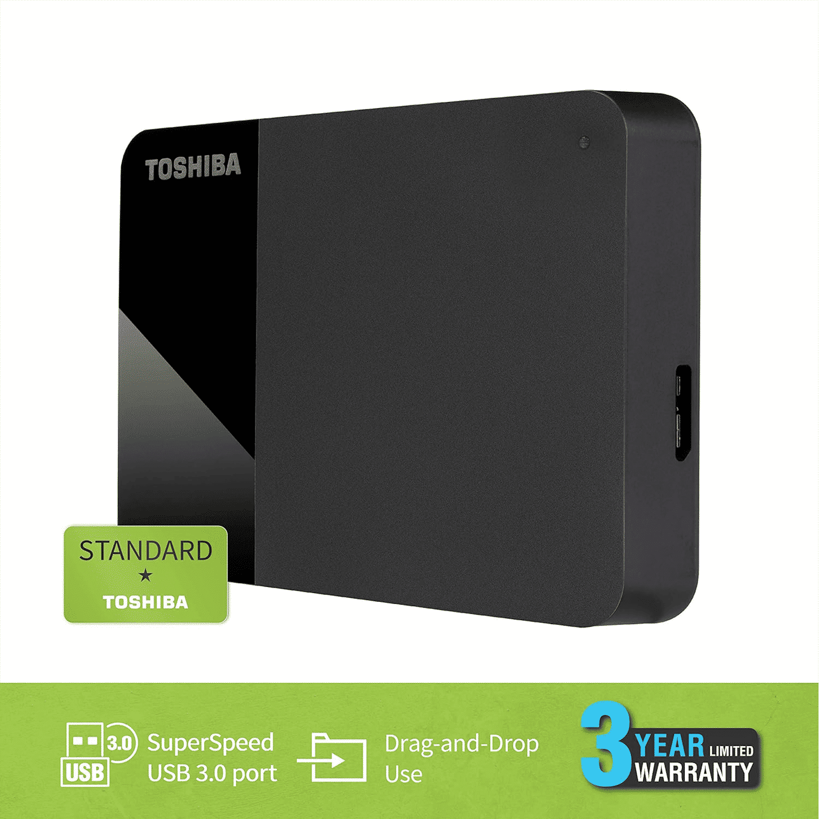 TOSHIBA Canvio Ready 4TB USB 3.0 Hard Disk Drive (Simple Setup, HDTP340AK3CA, Black) TOSHIBA Canvio Ready 4TB USB 3.0 Hard Disk Drive (Simple Setup, HDTP340AK3CA, Black)_5