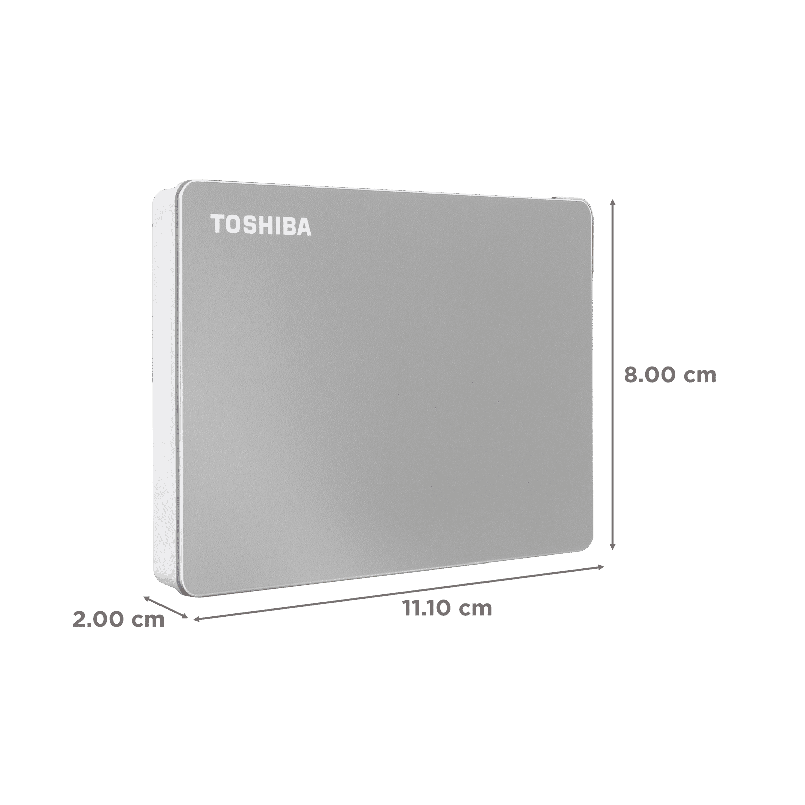 TOSHIBA Canvio Flex 4TB USB 3.0/USB 2.0 Hard Disk Drive (Cross-Device Compatibility, HDTX140ASCCA, Silver) TOSHIBA Canvio Flex 4TB USB 3.0/USB 2.0 Hard Disk Drive (Cross-Device Compatibility, HDTX140ASCCA, Silver)_2