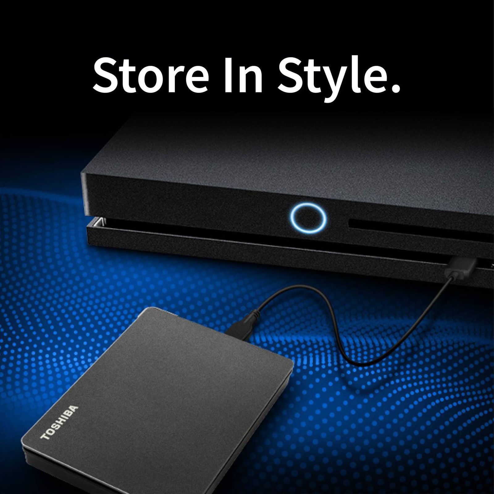 TOSHIBA Canvio Gaming 1TB USB 3.0/USB 2.0 Hard Disk Drive (Portable Design, HDTX110AK3AA, Black)_5