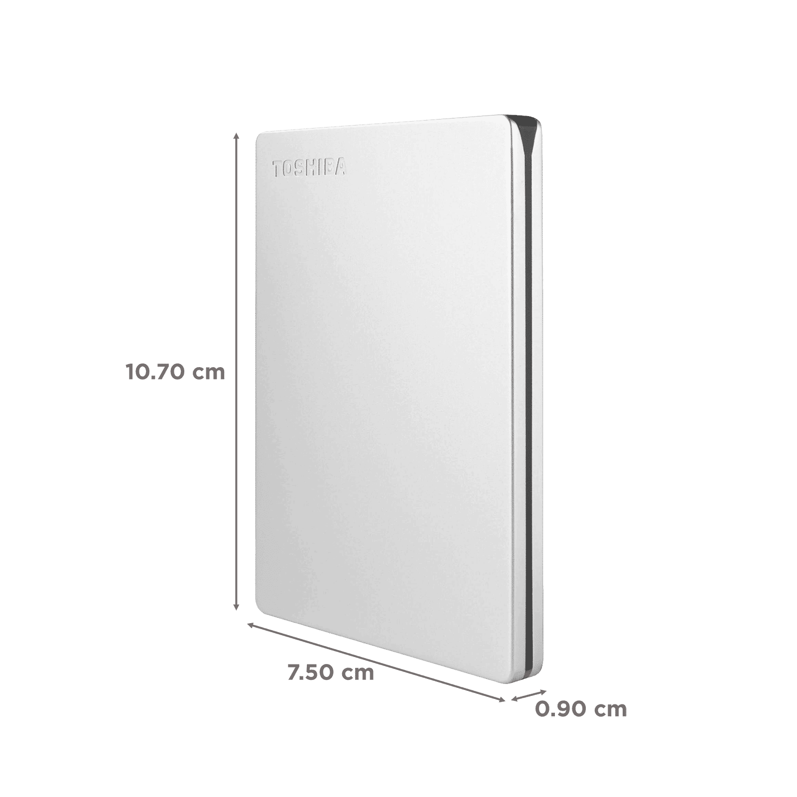 TOSHIBA Canvio Slim 1TB USB (3.0) Portable Hard Disk Drive (Auto-backup Software, Silver Metallic)_2