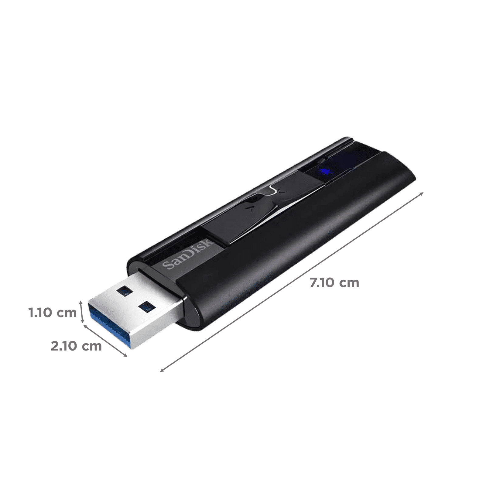 SanDisk Extreme PRO 128GB USB 3.2 Pen Drive (128-bit File Encryption, SDCZ880-128G-G46, Black)_2