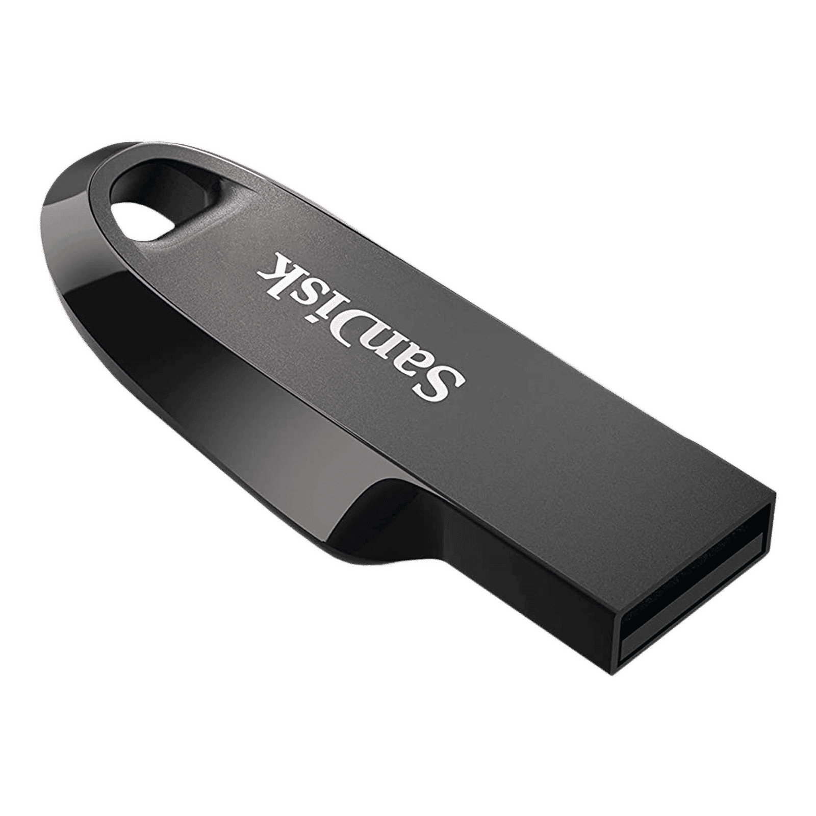 SanDisk Ultra Curve 256GB USB (3.2) Pen Drive (Built-In Keyring Loop, Black )_6