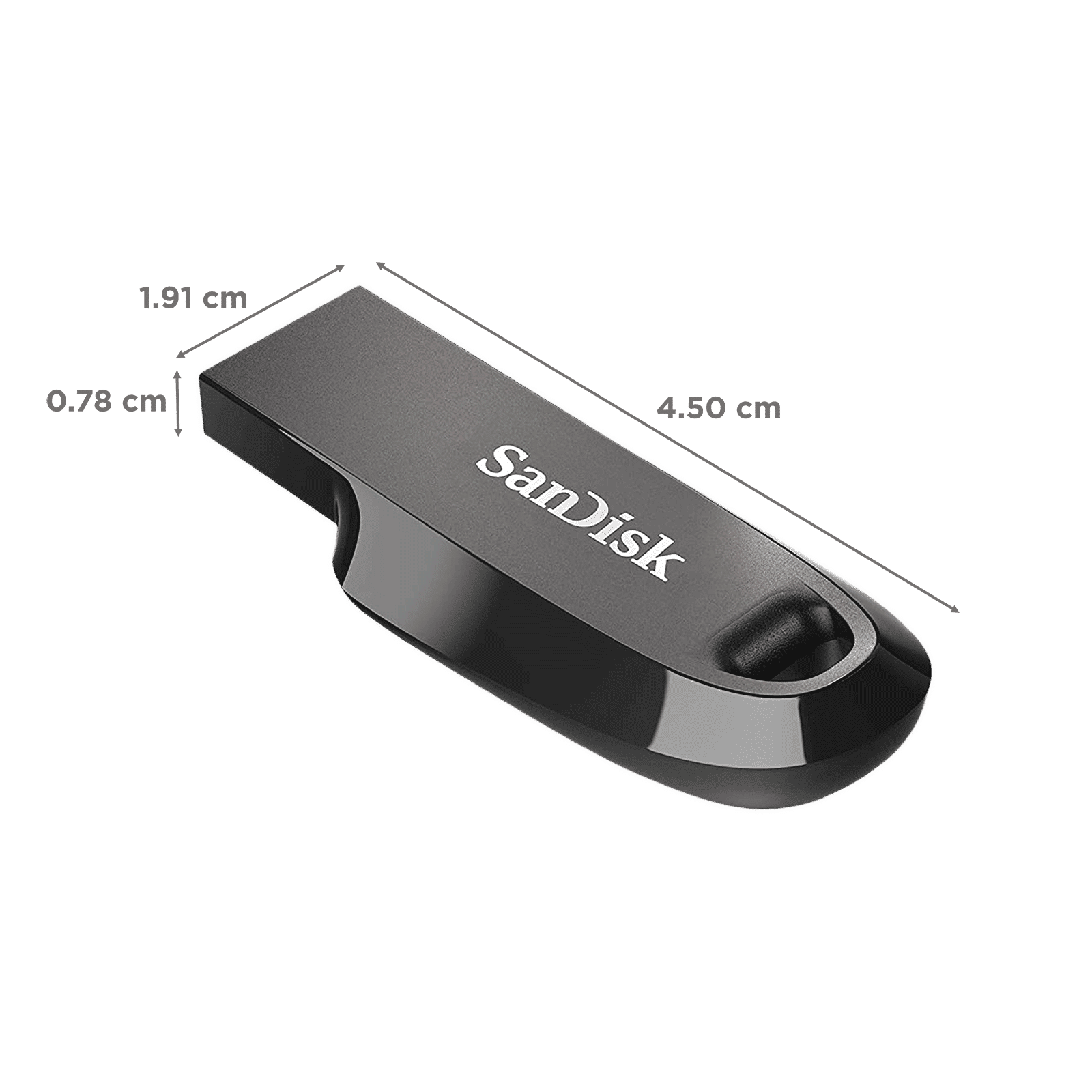 SanDisk Ultra Curve 512GB USB (3.2) Pen Drive (Built-In Keyring Loop, Black )_2