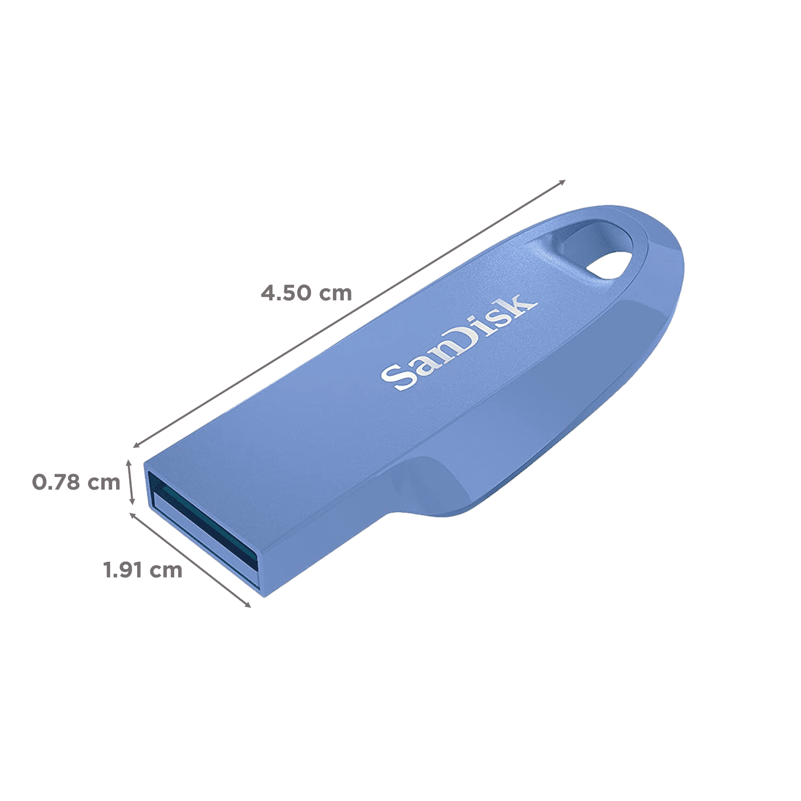 SanDisk Ultra Curve 32GB USB (3.2) Pen Drive (Built-In Keyring Loop, Navy Blue)_2