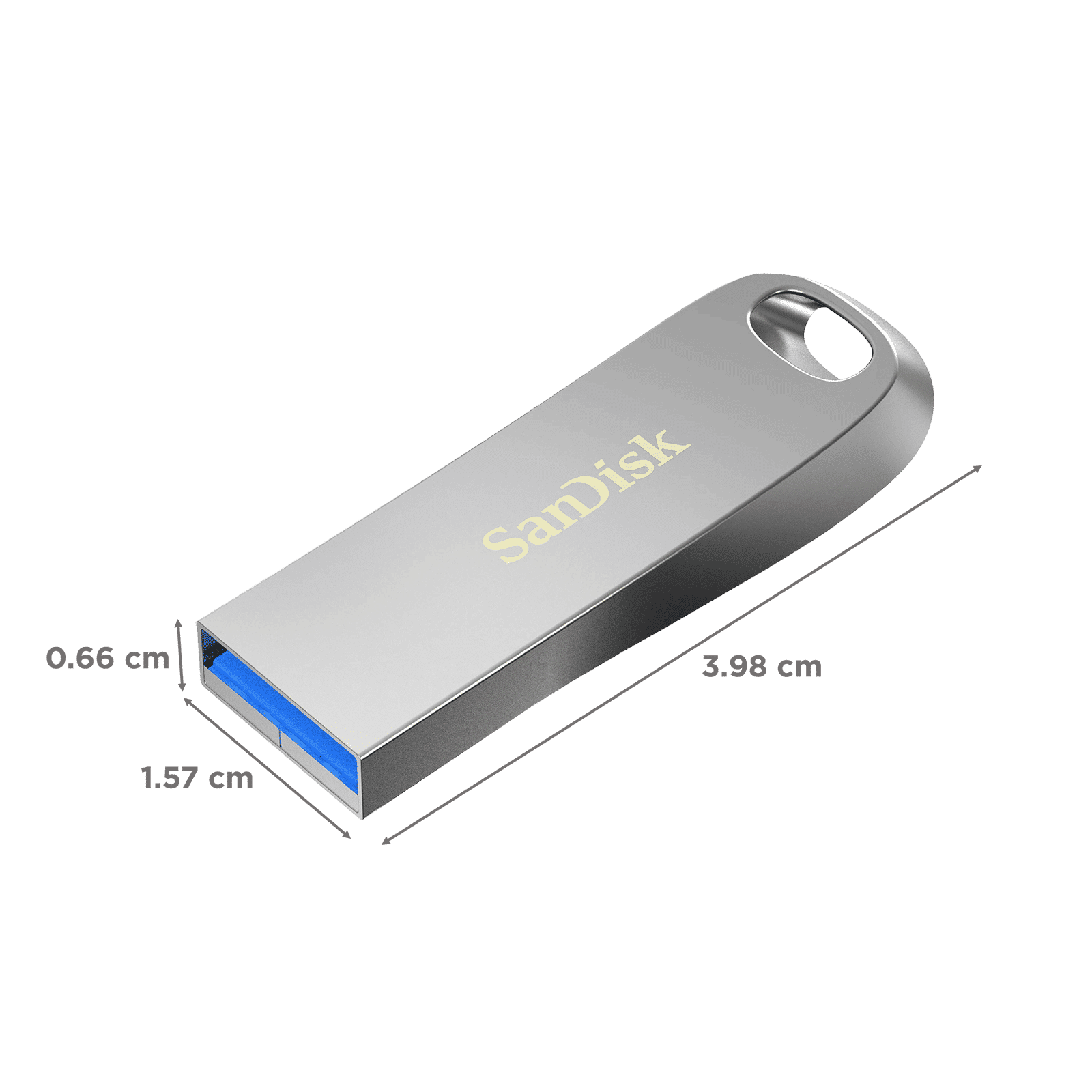 SanDisk Ultra Luxe 32GB USB (3.2) Pen Drive (Deluxe File Recovery Software, Metallic Silver)_2