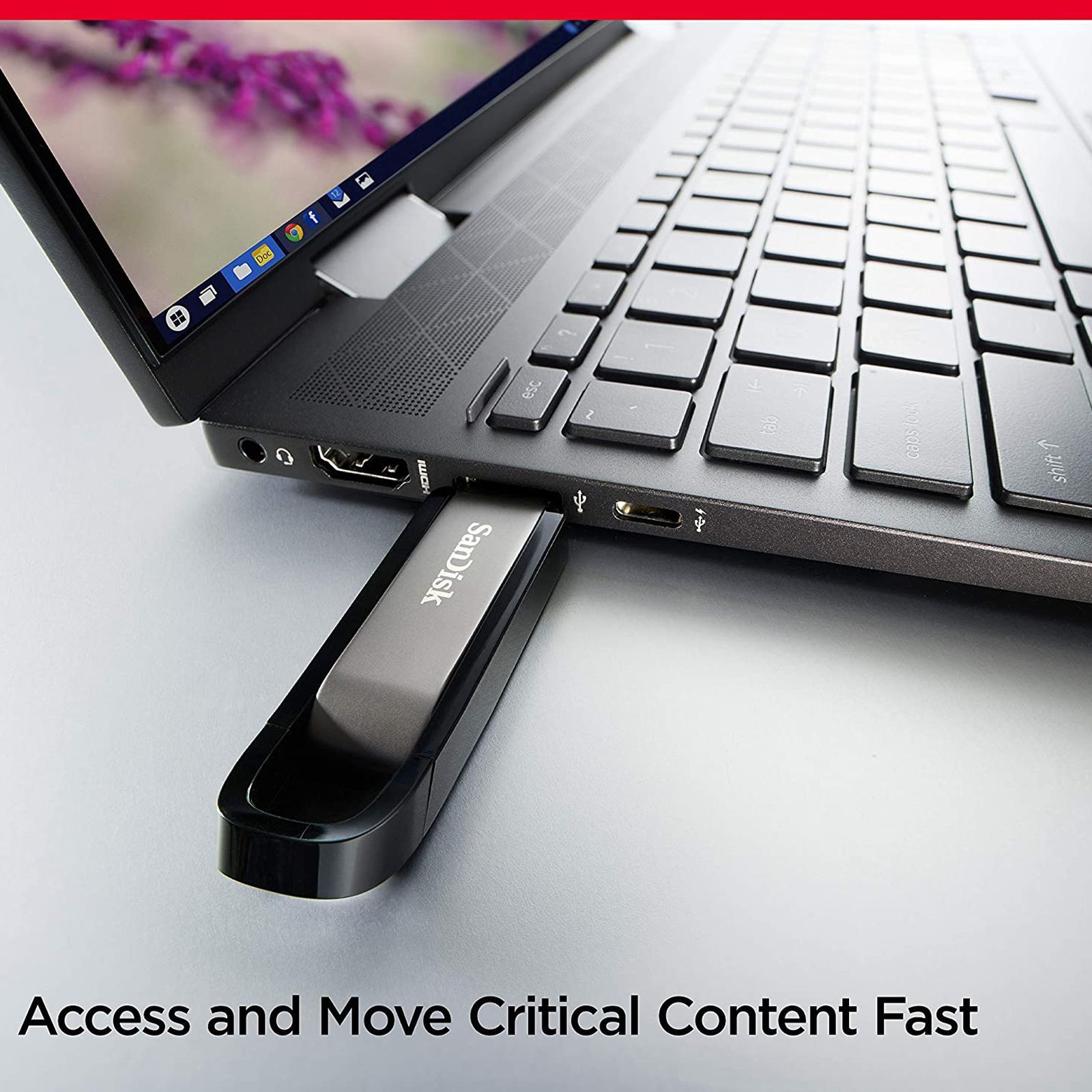 SanDisk Extreme Go 128GB USB Type A (3.2) Pen Drive (Premium Metal Design, Silver)_4