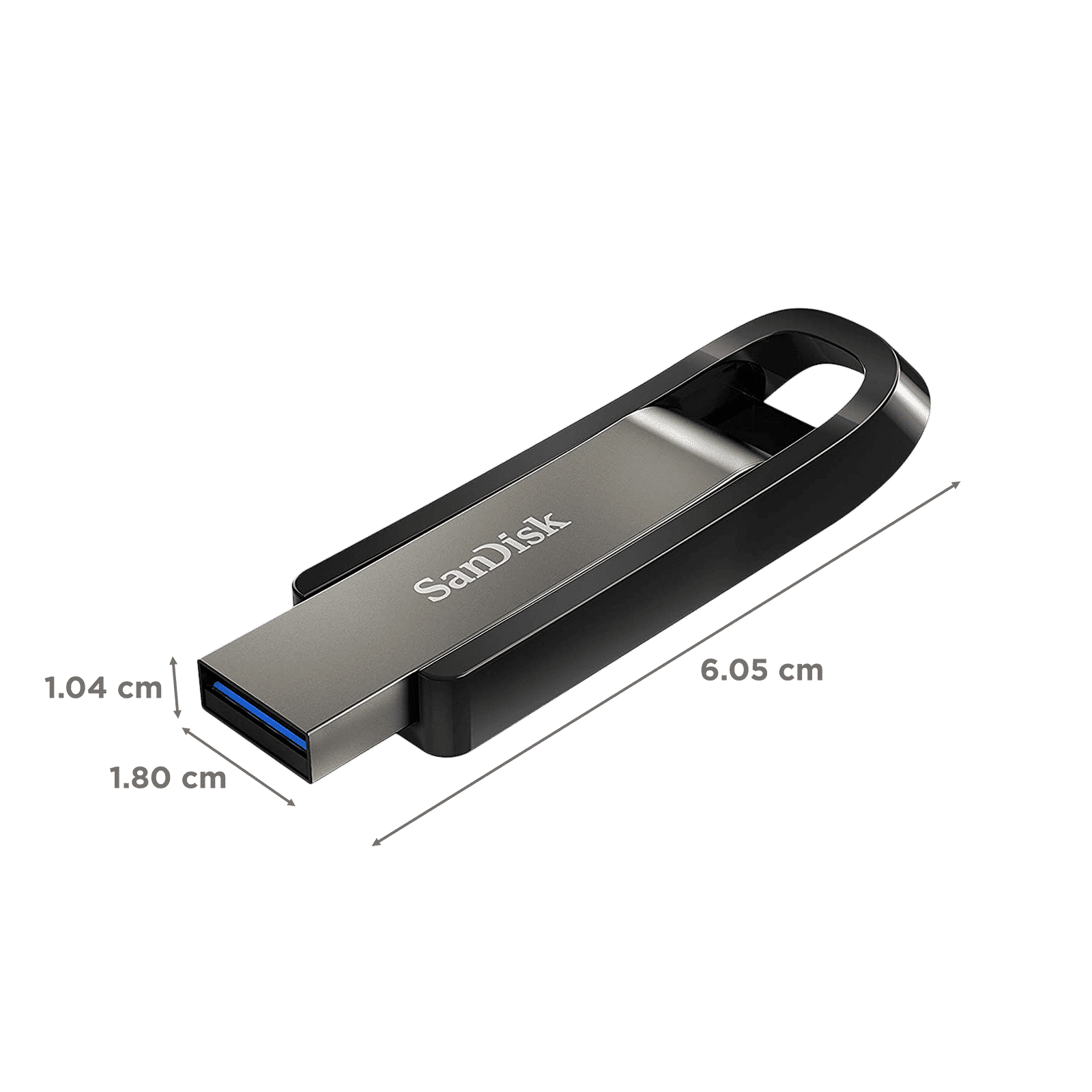 SanDisk Extreme Go 256GB USB Type A (3.2) Pen Drive (Deluxe Data Recovery Software, Silver)_2