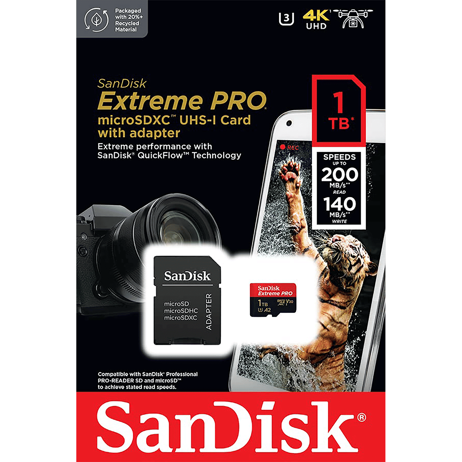 SanDisk Extreme PRO MicroSDXC 1TB Class 3, Class 30 200MB/s Memory Card SanDisk Extreme PRO MicroSDXC 1TB Class 3, Class 30 200MB/s Memory Card_5