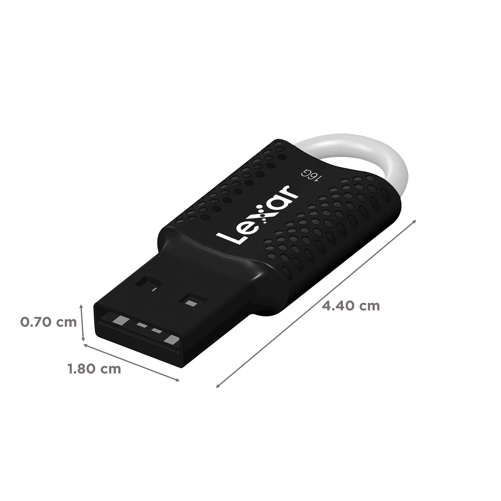 Lexar JumpDrive V40 16GB USB 2.0 Pen Drive (Up to 17 Mbps Write Speed, LJDV40-16GAB, Black) Lexar JumpDrive V40 16GB USB 2.0 Pen Drive (Up to 17 Mbps Write Speed, LJDV40-16GAB, Black)_2