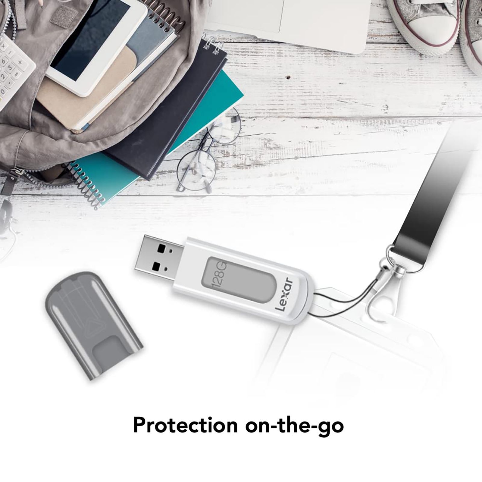 Lexar JumpDrive V100 64GB USB (3.0) Pen Drive (Lightweight, Grey)_5