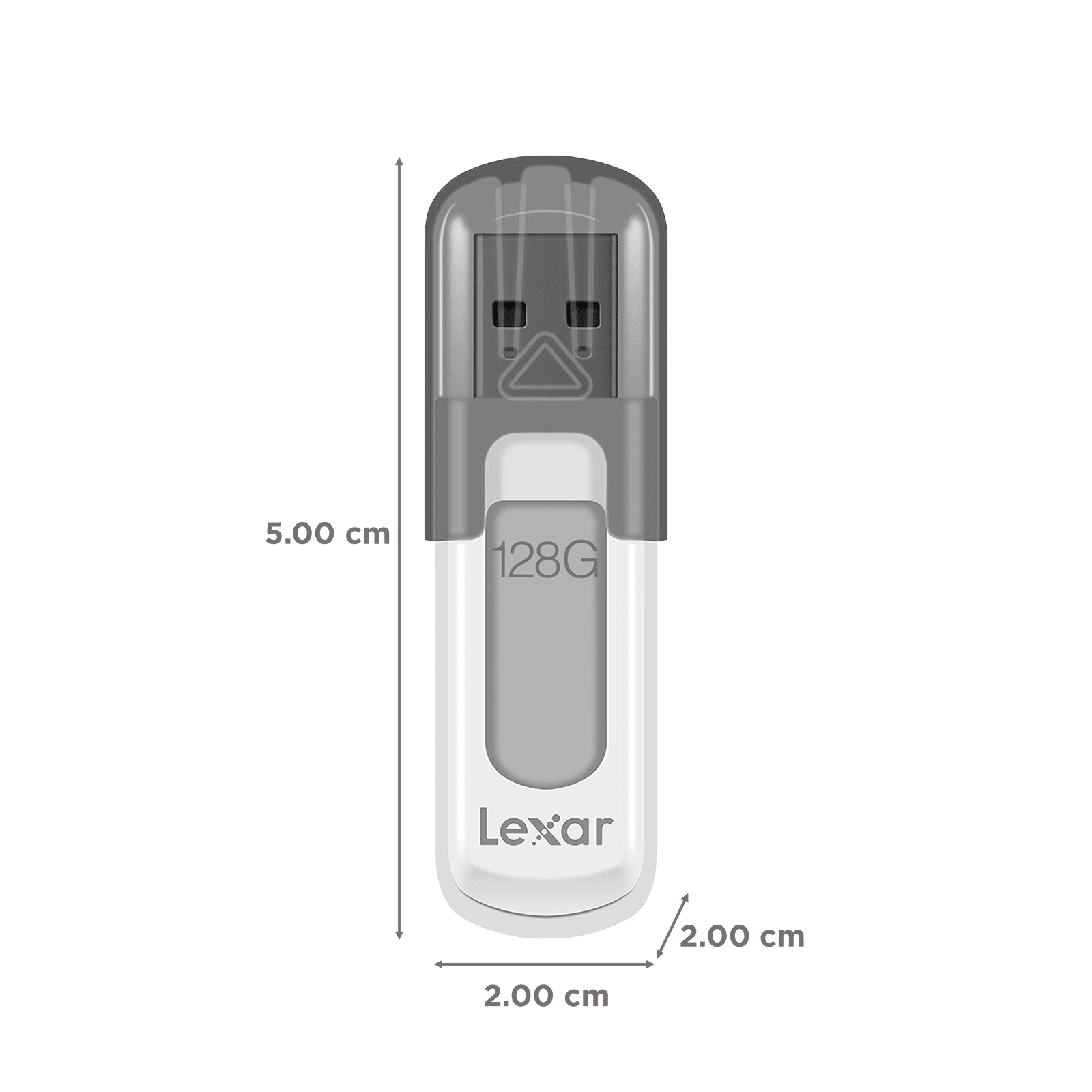 Lexar JumpDrive V100 128GB USB 3.0 Pen Drive (60 Mbps Write Speed, LJDV100-128ABGY, Silver)_2