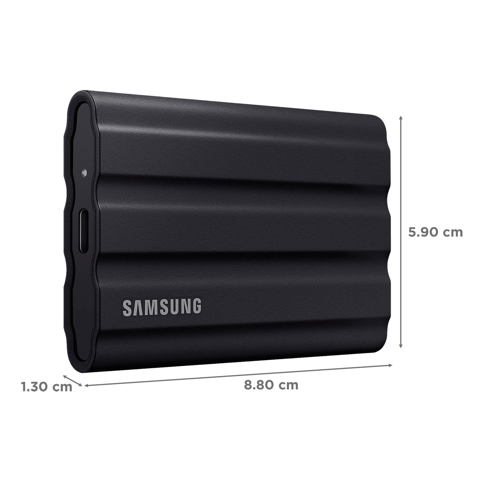 SAMSUNG T7 1TB USB Type-C (3.2) Portable Solid State Drive (IP65 Water and Dust Resistance, Black) SAMSUNG T7 1TB USB Type-C (3.2) Portable Solid State Drive (IP65 Water and Dust Resistance, Black)_2