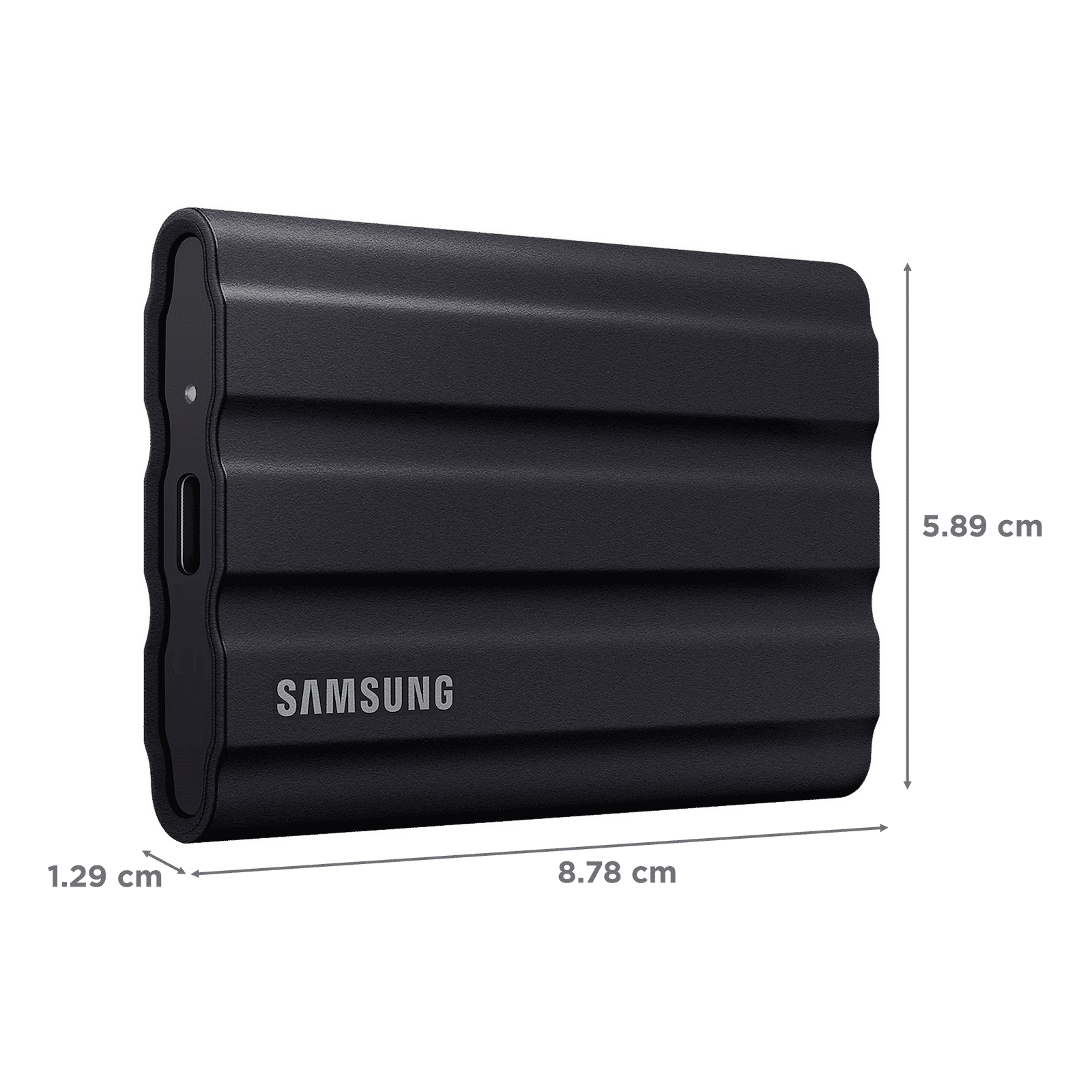 SAMSUNG T7 2TB USB Type-C (3.2) Portable Solid State Drive (IP65 Water and Dust Resistance, Black) SAMSUNG T7 2TB USB Type-C (3.2) Portable Solid State Drive (IP65 Water and Dust Resistance, Black)_2