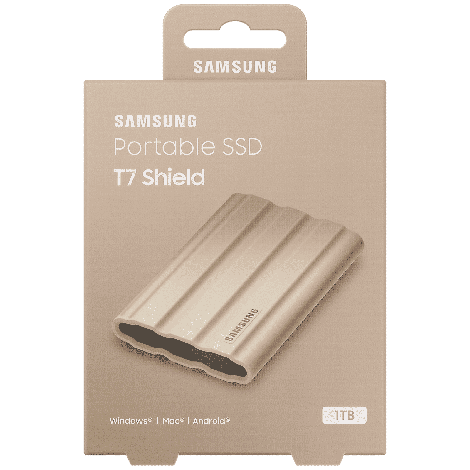SAMSUNG T7 1TB USB Type-C (3.2) Portable Solid State Drive (IP65 Water and Dust Resistance, Beige)_4