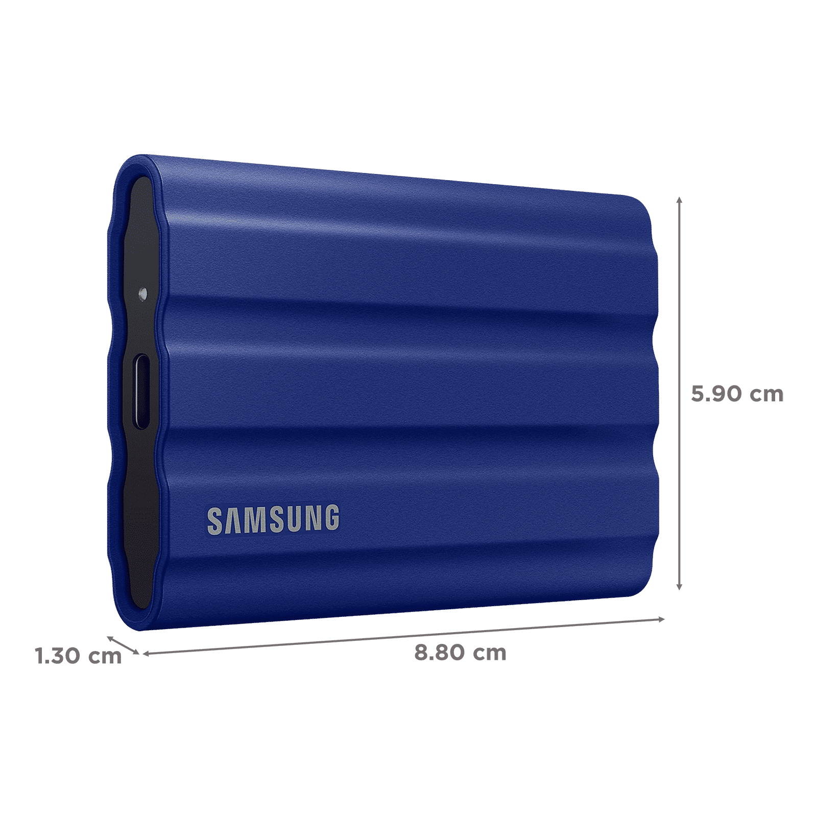 SAMSUNG T7 2TB USB Type-C (3.2) Portable Solid State Drive (IP65 Water and Dust Resistance, Blue)_2