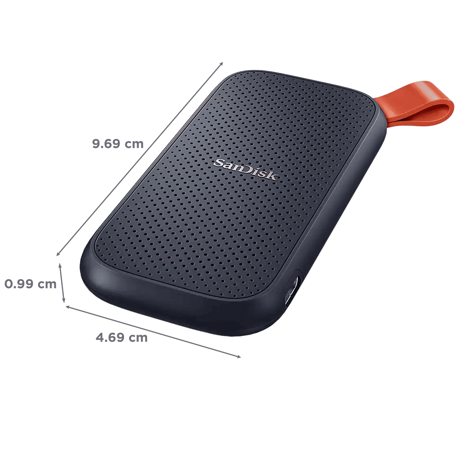 SanDisk E30 1TB USB Type-C (3.2) Portable Solid State Drive (Drop Protection, Dark Blue)_2