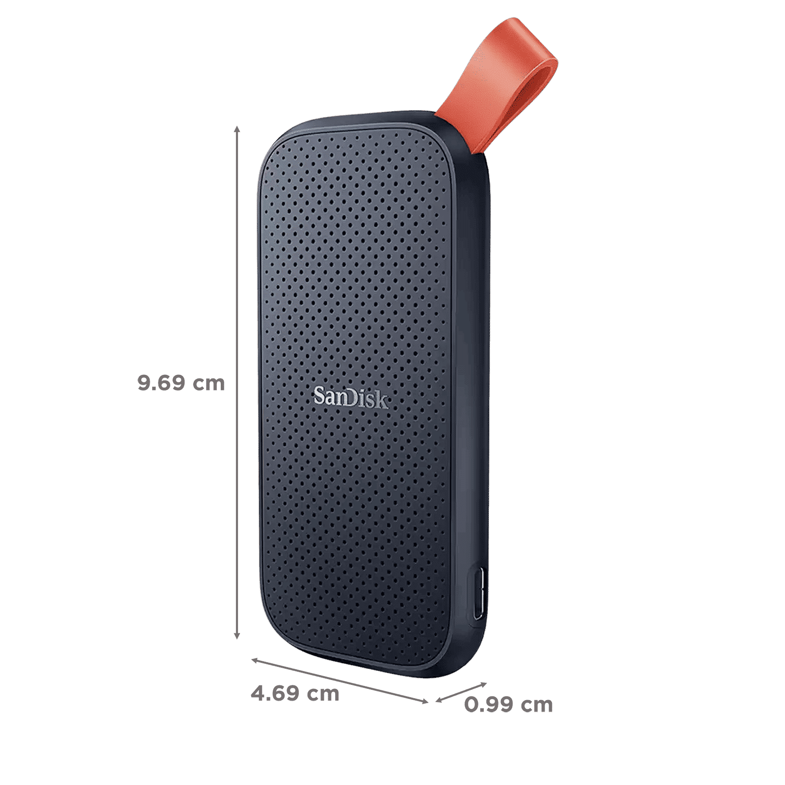 SanDisk E30 2TB USB Type-C (3.2) Portable Solid State Drive (Drop Protection, Dark Blue)_2